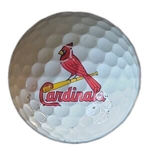 St. Louis Cardinals Logo Titleist Pro V1 Golf Ball
